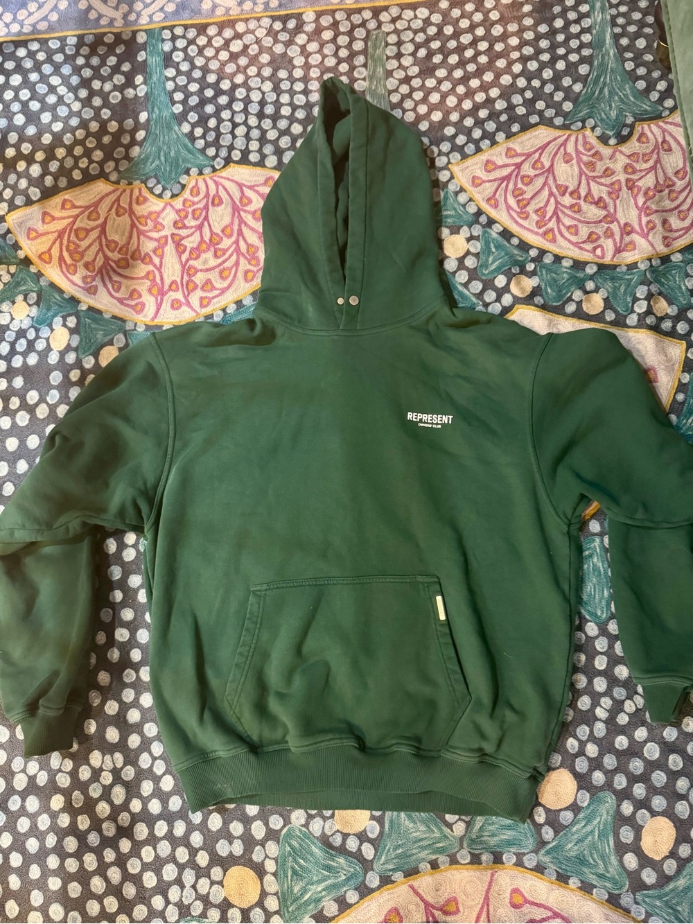 Represent Green Hoodie
